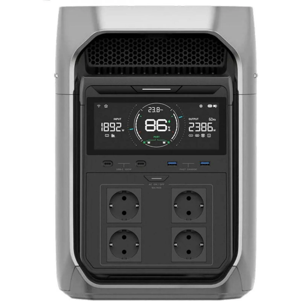 EcoFlow DELTA 3 Max Plus 3000Вт / 6000 Вт / 2048 Вт.год (EFD3MP-EU-CBOX) EFD3MP-EU-CBOX фото