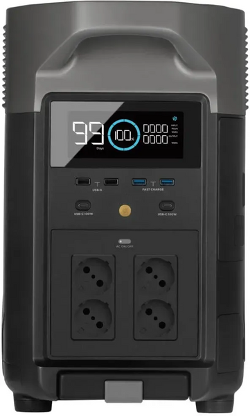 Зарядна станція EcoFlow DELTA Pro EU / 3600 Вт / 3600 Вт&sdot;год / LiFePO4 (DELTAPro-EU) DELTAPro-EU фото